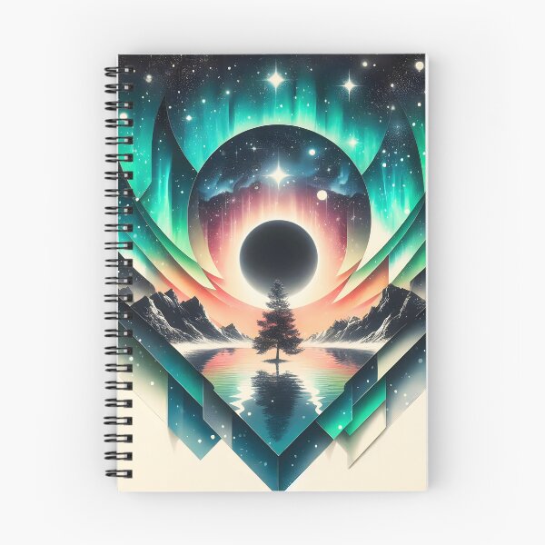 Item preview, Northern Lights and Eclipse, Ai Generated Art   designed and sold by ACC .