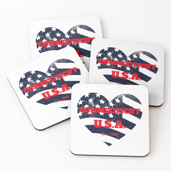 Item preview, Connecticut Patriot Heart Flag designed and sold by ArtistryAlch.