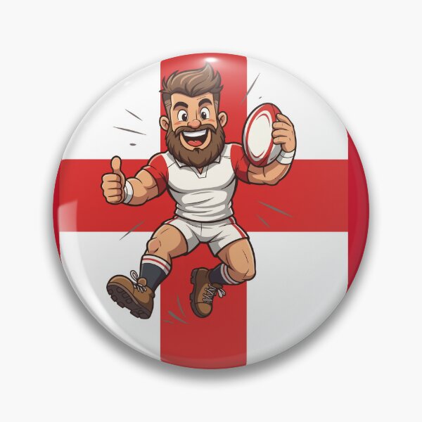 Item preview, Jump High Play Proud Rugby England designed and sold by taiche.