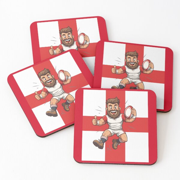 Item preview, Jump High Play Proud Rugby England designed and sold by taiche.
