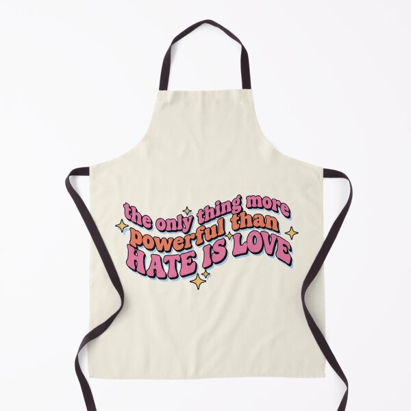 Item preview, Love Over Hate Powerful Retro Groovy Sparkle Quote designed and sold by zzz888.