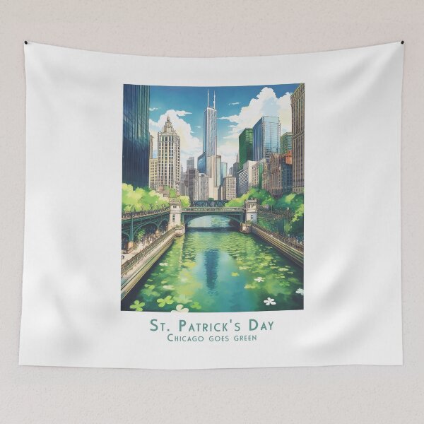 Item preview, 2026 St. Patrick’s Day in Chicago – Green River, big celebration - St. Patrick’s Day designed and sold by pod24.