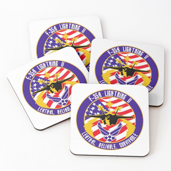 Item preview, F-35A Lightning II "Lethal, Reliable, Survivable" Patch designed and sold by CharlieDesings.