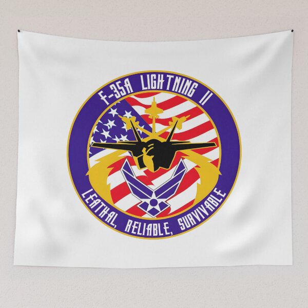 Item preview, F-35A Lightning II "Lethal, Reliable, Survivable" Patch designed and sold by CharlieDesings.