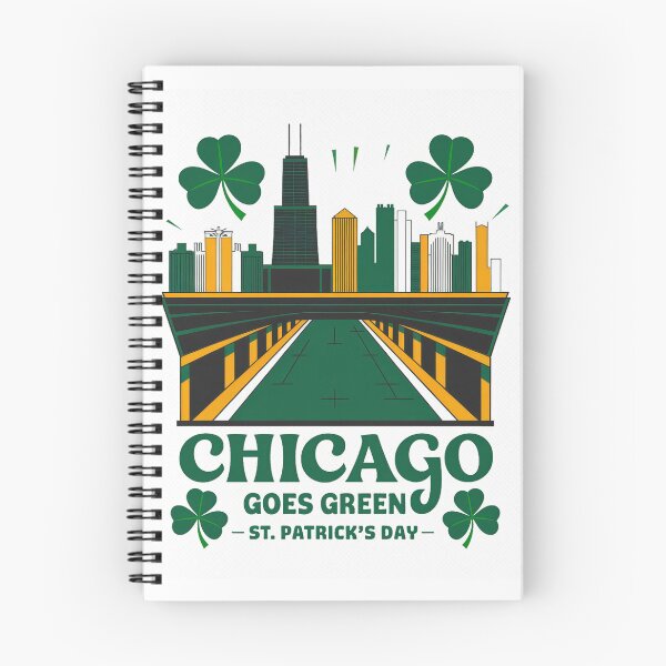 Item preview, Vintage Retro Chicago Goes Green – St. Patrick’s Day Chicago Skyline Design 2026 designed and sold by pod24.