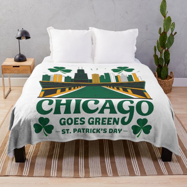Item preview, Vintage Retro Chicago Goes Green – St. Patrick’s Day Chicago Skyline Design 2026 designed and sold by pod24.