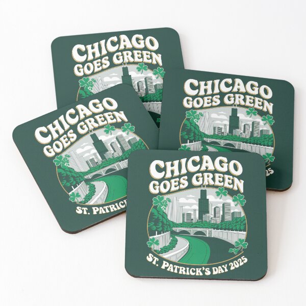 Item preview, St. Patrick's Day-Minimal Retro Vintage - Chicago Goes Green - St. Patrick's Day 2026 Design designed and sold by pod24.