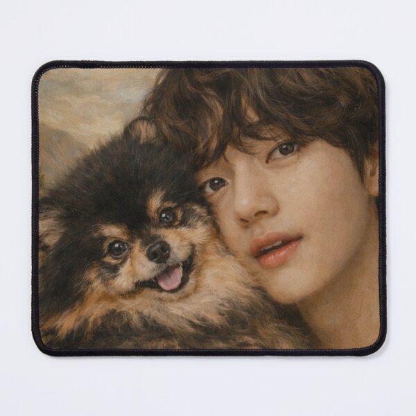 Item preview, BTS Kim Taehyung and YoonTan oil painting - | bts V | THV | Yoon Tannie designed and sold by moteesshop.