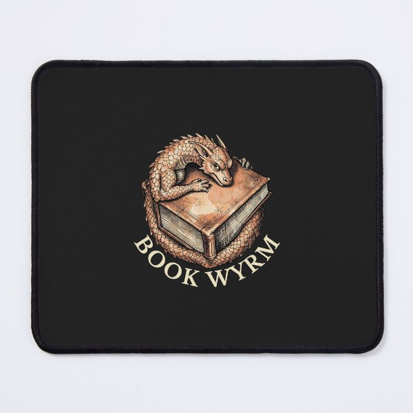 Item preview, Book Wyrm Dragon | Dark Academia Fantasy Reader designed and sold by VENOHA.