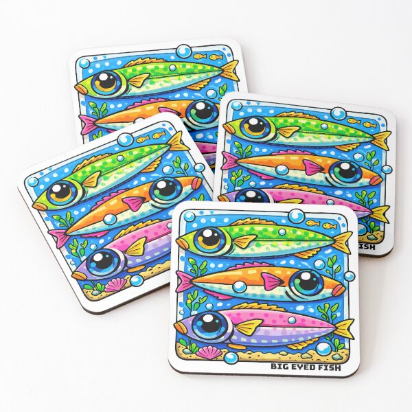 Item preview, Big Eyed Fish designed and sold by Art by Amy Panfalone.