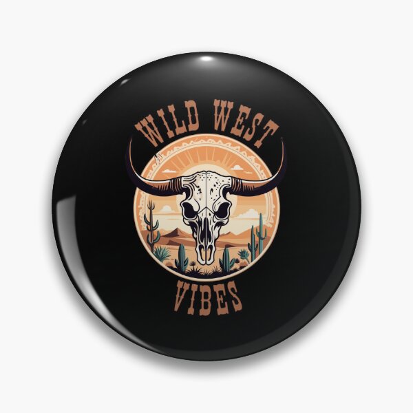 Item preview, Western Bull Skull Illustration – Desert Cactus Vintage Art designed and sold by Bizertart.