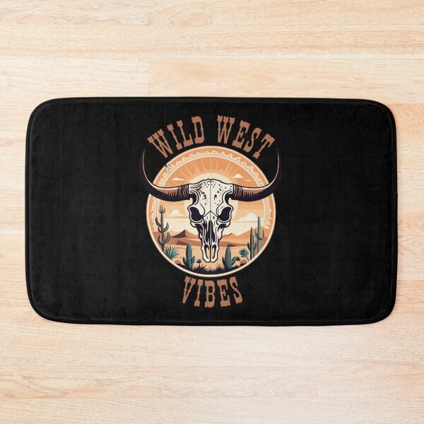 Item preview, Western Bull Skull Illustration – Desert Cactus Vintage Art designed and sold by Bizertart.