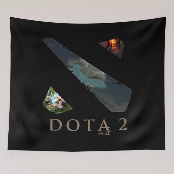 Item preview, Dota 2 Logo Windowed Map designed and sold by AdellFisher.