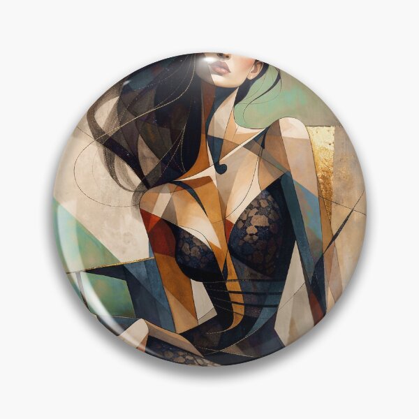 Item preview, The Geometry of Grace - Cubist Reverie designed and sold by Jani-art-world.