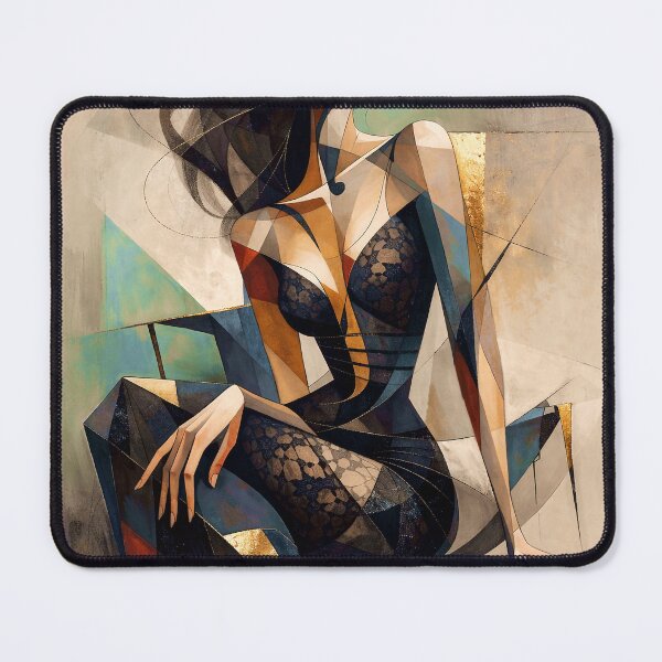 Item preview, The Geometry of Grace - Cubist Reverie designed and sold by Jani-art-world.