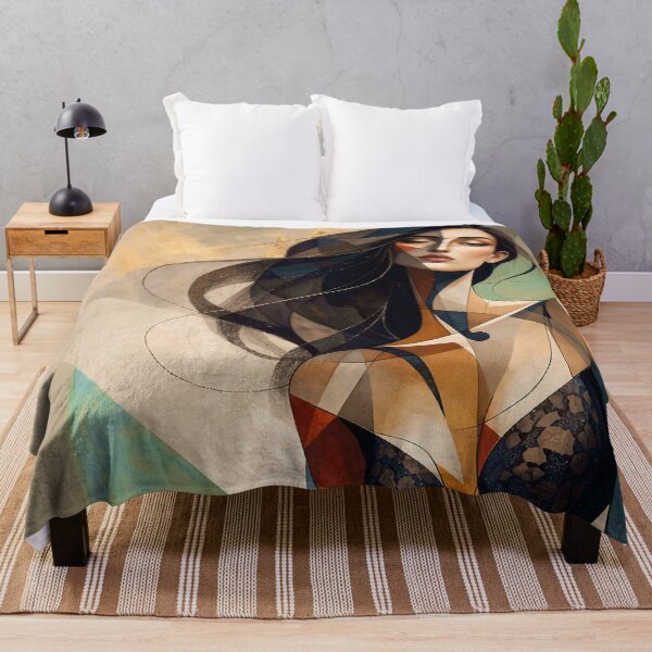 Item preview, The Geometry of Grace - Cubist Reverie designed and sold by Jani-art-world.