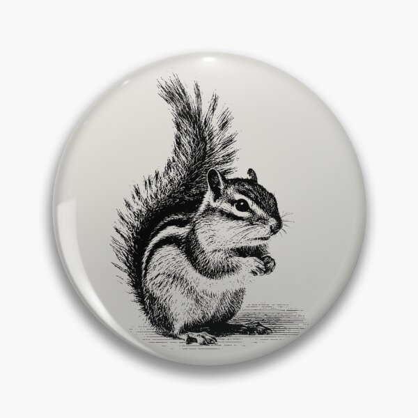 Item preview, Chipmunk Vintage Wildlife Engraving designed and sold by RPrintPulse.