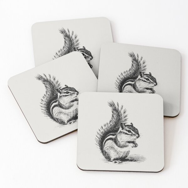 Item preview, Chipmunk Vintage Wildlife Engraving designed and sold by RPrintPulse.