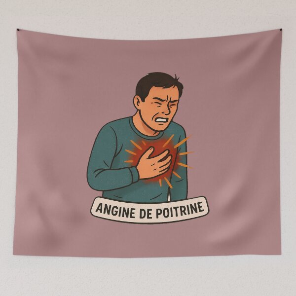 Item preview, angine de poitrine designed and sold by NCNGDESIGN.
