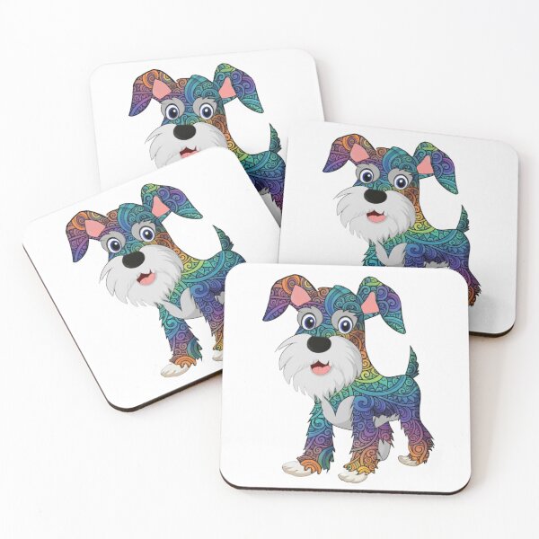 Item preview, Colorful and Fun Schnauzer designed and sold by PaintedbyCarol.