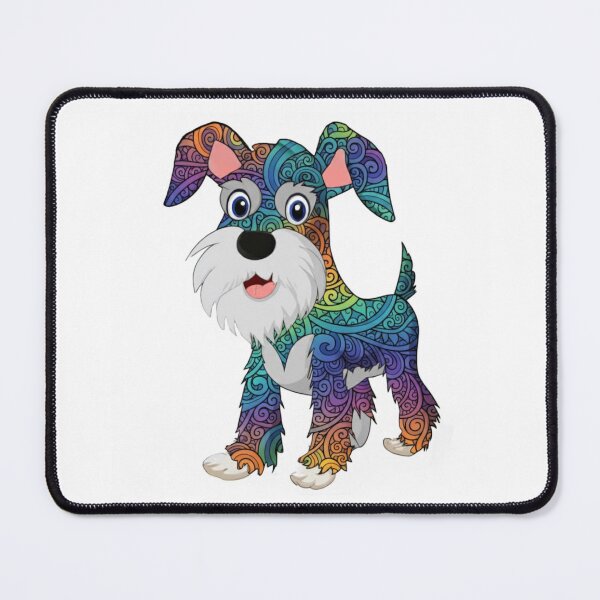 Item preview, Colorful and Fun Schnauzer designed and sold by PaintedbyCarol.