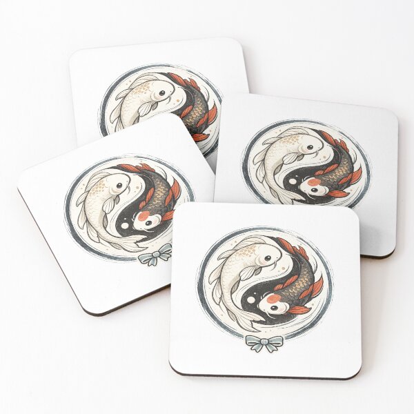 Item preview, Daoism Koi Yin Yang - Taoism Balance Symbol designed and sold by Hydravisions.
