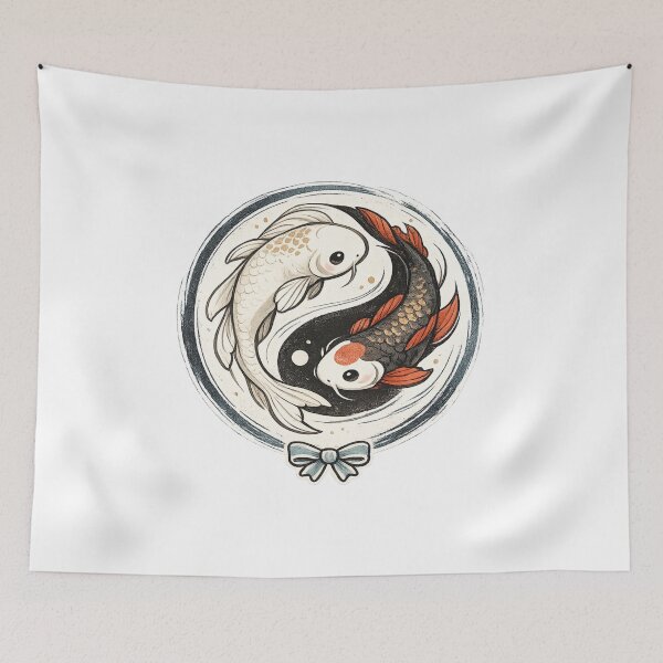 Item preview, Daoism Koi Yin Yang - Taoism Balance Symbol designed and sold by Hydravisions.