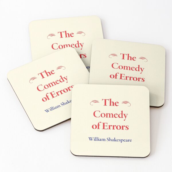 Item preview, William Shakespeare, The Comedy of Errors designed and sold by CharlottePlaceArt.