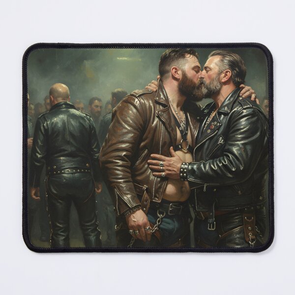 Item preview, Leather Bar Embrace #1 designed and sold by Black Rainbow Studios.