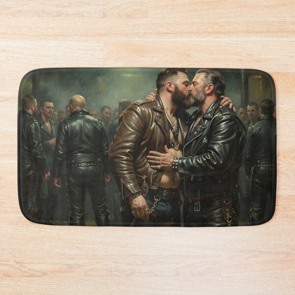 Item preview, Leather Bar Embrace #1 designed and sold by Black Rainbow Studios.