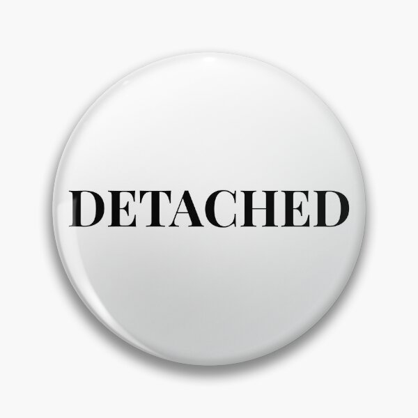 Item preview, Detached Minimalist Shirt, Introvert Aesthetic Typography Tee, Emotionally Detached Graphic T-Shirt designed and sold by Design-Pro-21.