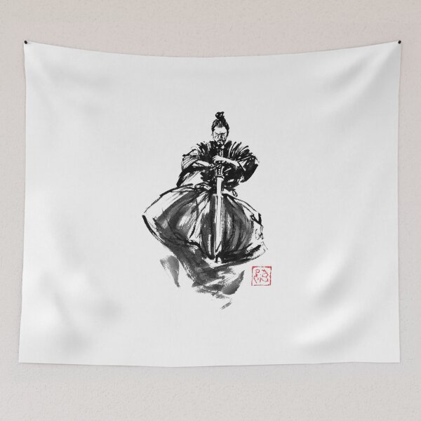 Item preview, jumping samurai designed and sold by pechane.