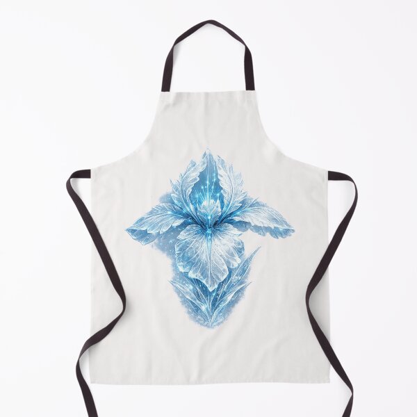 Item preview, Cryo-Iris Plus LED – Ice-blue futuristic iris with light core (Frost Floral Design) designed and sold by slinsish.