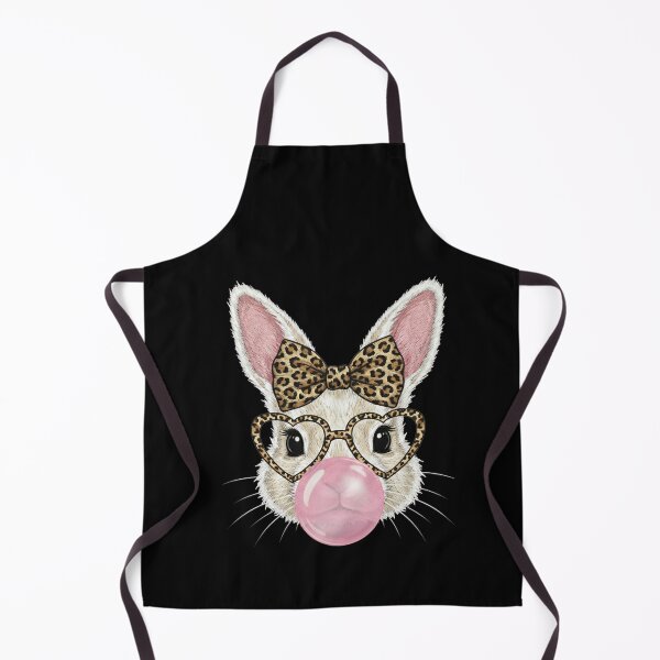 Item preview, Bunny Face Glasses Bandana Leopard Rabbit Happy Easter designed and sold by clothesy7.