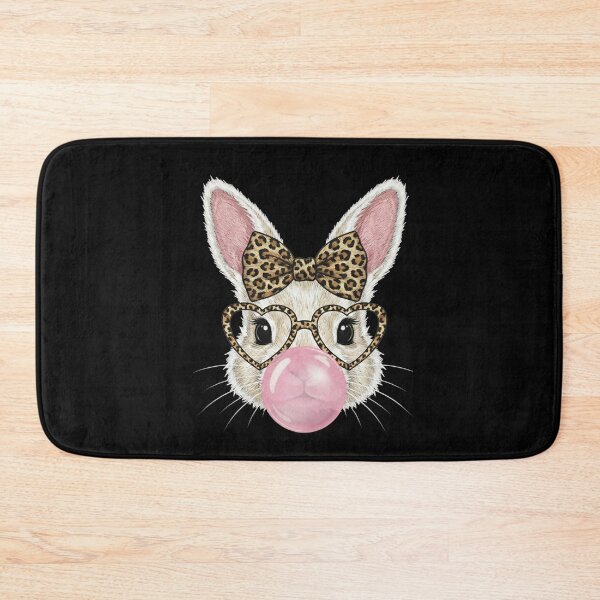 Item preview, Bunny Face Glasses Bandana Leopard Rabbit Happy Easter designed and sold by clothesy7.