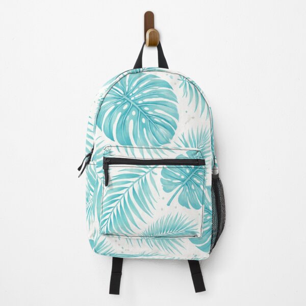 Item preview, Turquoise palm leaf  designed and sold by DoneAndDusted.
