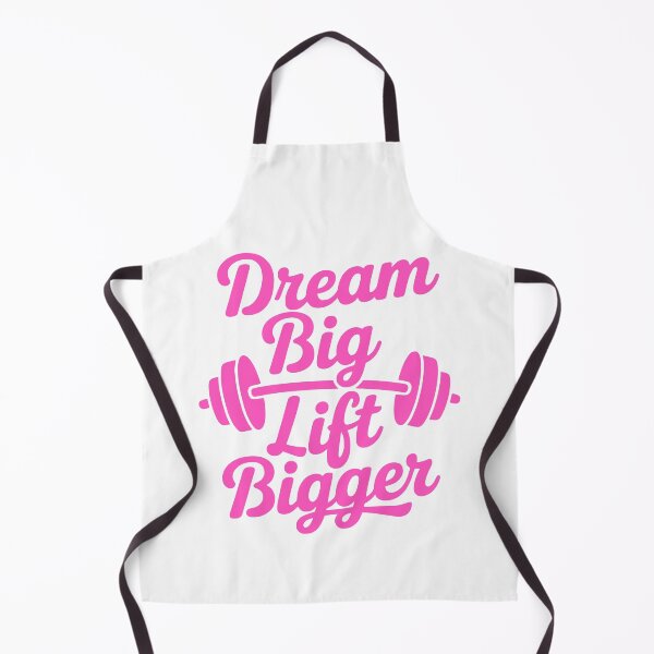 Item preview, Dream Big Lift Bigger! Pink Gym Girl designed and sold by PMCreative.