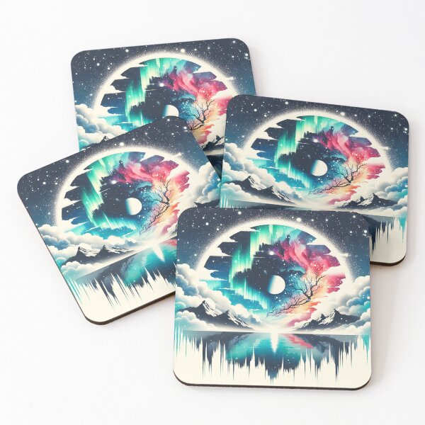 Item preview, Northern Lights and Eclipse, Ai Generated Art   designed and sold by ACC .