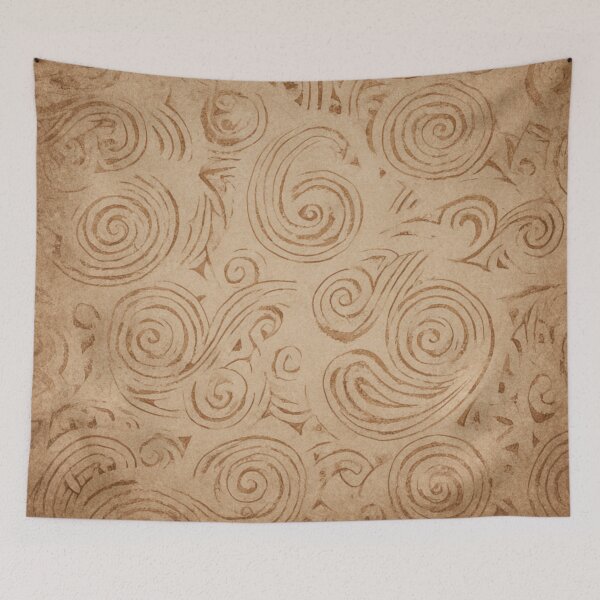 Aperçu de l'œuvre Nouvelle-Zélande Maori Paua Pattern Koru Design 815 créée et vendue par GrinGalore.