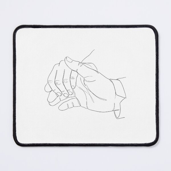 Item preview, Pride and Prejudice Holding Hands Line Art Romance designed and sold by Fenay Designs.