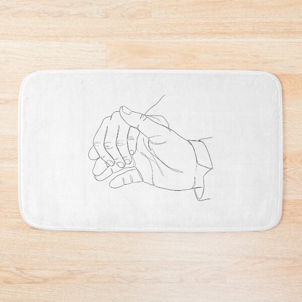 Item preview, Pride and Prejudice Holding Hands Line Art Romance designed and sold by Fenay Designs.