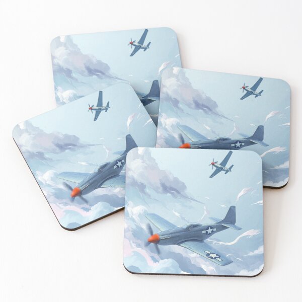Item preview, P-51 Mustang WWII Fighter Art designed and sold by Ocularpresence.