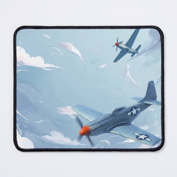 Item preview, P-51 Mustang WWII Fighter Art designed and sold by Ocularpresence.