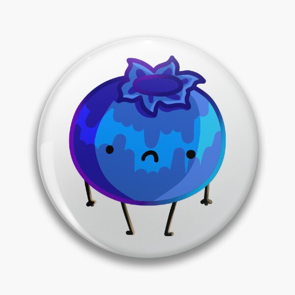 Item preview, Cute blueberry standing awkwardly with hands and legs designed and sold by PingusPickle.