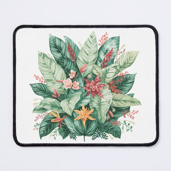 Item preview, Blooming Prayer Plant: A Vibrant Watercolor Study designed and sold by GreenBotanist.