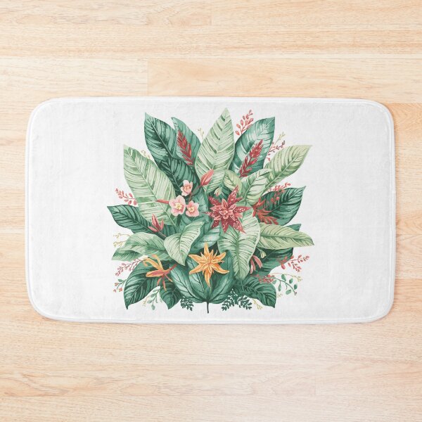 Item preview, Blooming Prayer Plant: A Vibrant Watercolor Study designed and sold by GreenBotanist.