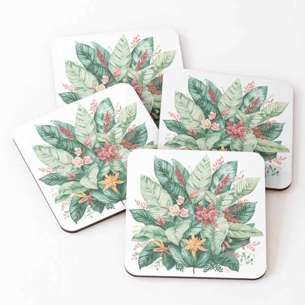 Item preview, Blooming Prayer Plant: A Vibrant Watercolor Study designed and sold by GreenBotanist.