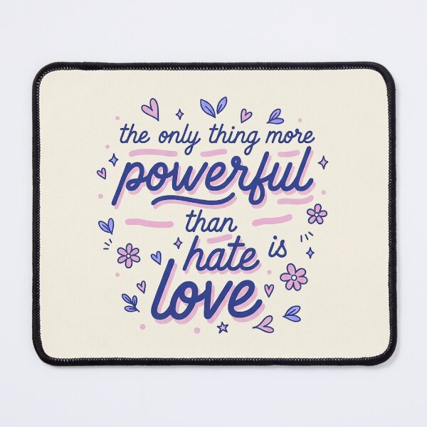 Item preview, Powerful Love Wins Hand-Lettered Floral Quote designed and sold by zzz888.