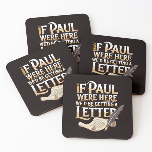 Item preview, If Paul Were Here We'd Be Getting A Letter – Bible Humor For American Church With Sarcastic Faith Vibes designed and sold by Redgiant87x.