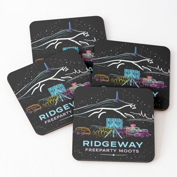 Item preview, Ridgeway Freeparty Moots – Neon Rave Nightscape  designed and sold by leyfinder.